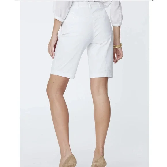 NYDJ Bermuda 11 Inch Twill Shorts - Picture 4 of 10